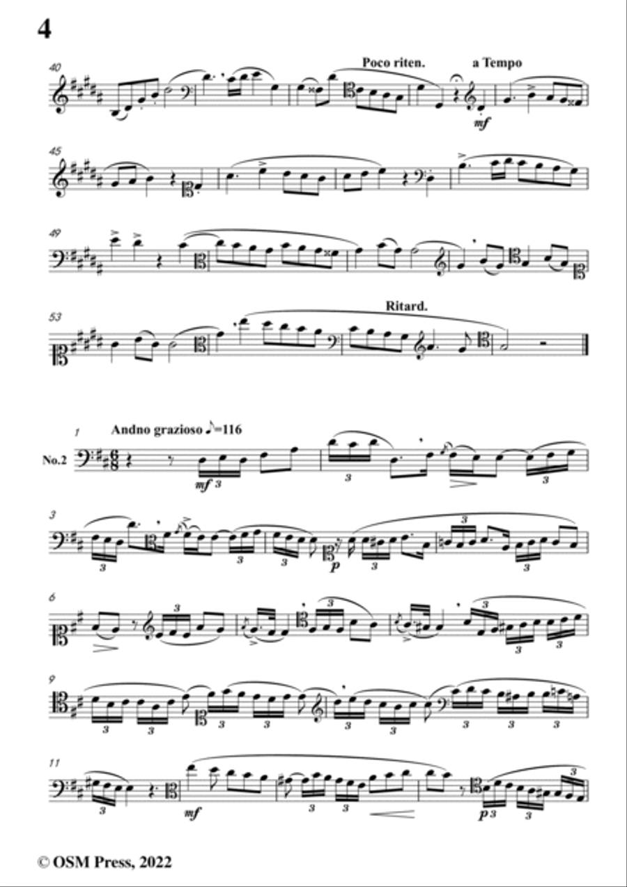 Lavignac-Solfege des solfeges,Volum 3F No.1-10,for Voice Medium Voice scores gallery preview page 4