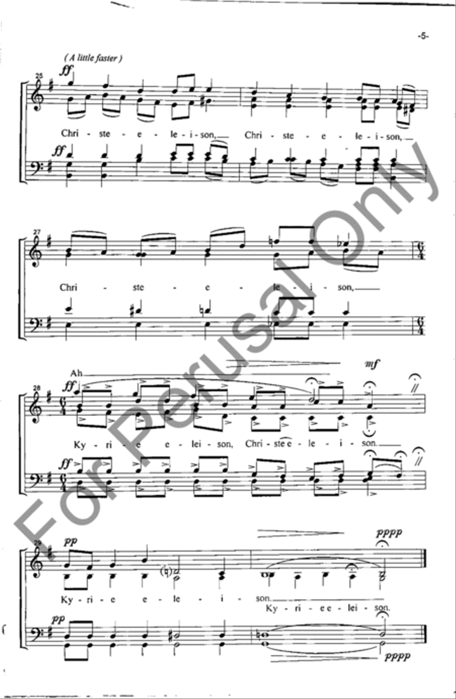 Kyrie Eleison Kyrie Eleison 4-Part scores gallery preview page 6