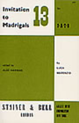 Book cover for Invitation to Madrigals Book 13