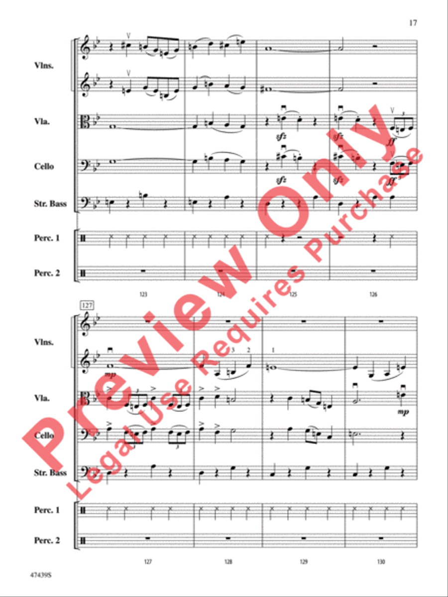 Sleigh Ride String Orchestra scores gallery preview page 18