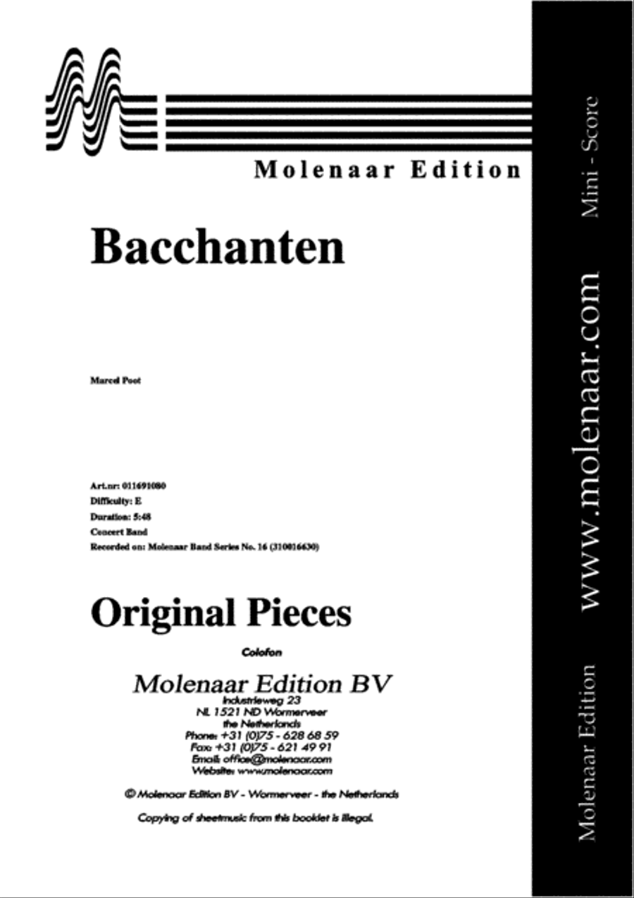 Bacchanten Bacchanten Concert Band scores gallery preview page 2