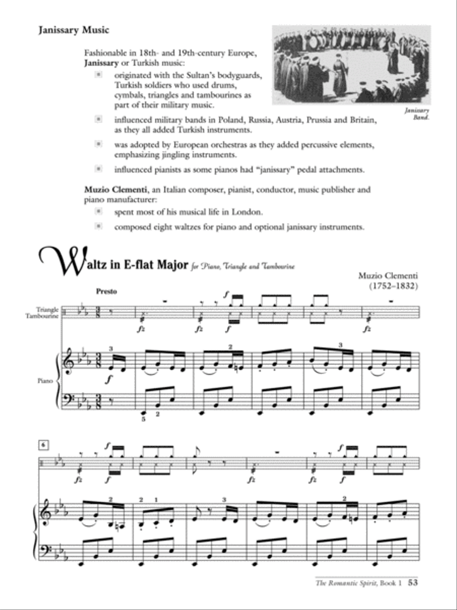 The Romantic Spirit (1790--1910), Book 1 Piano Solo scores gallery preview page 4