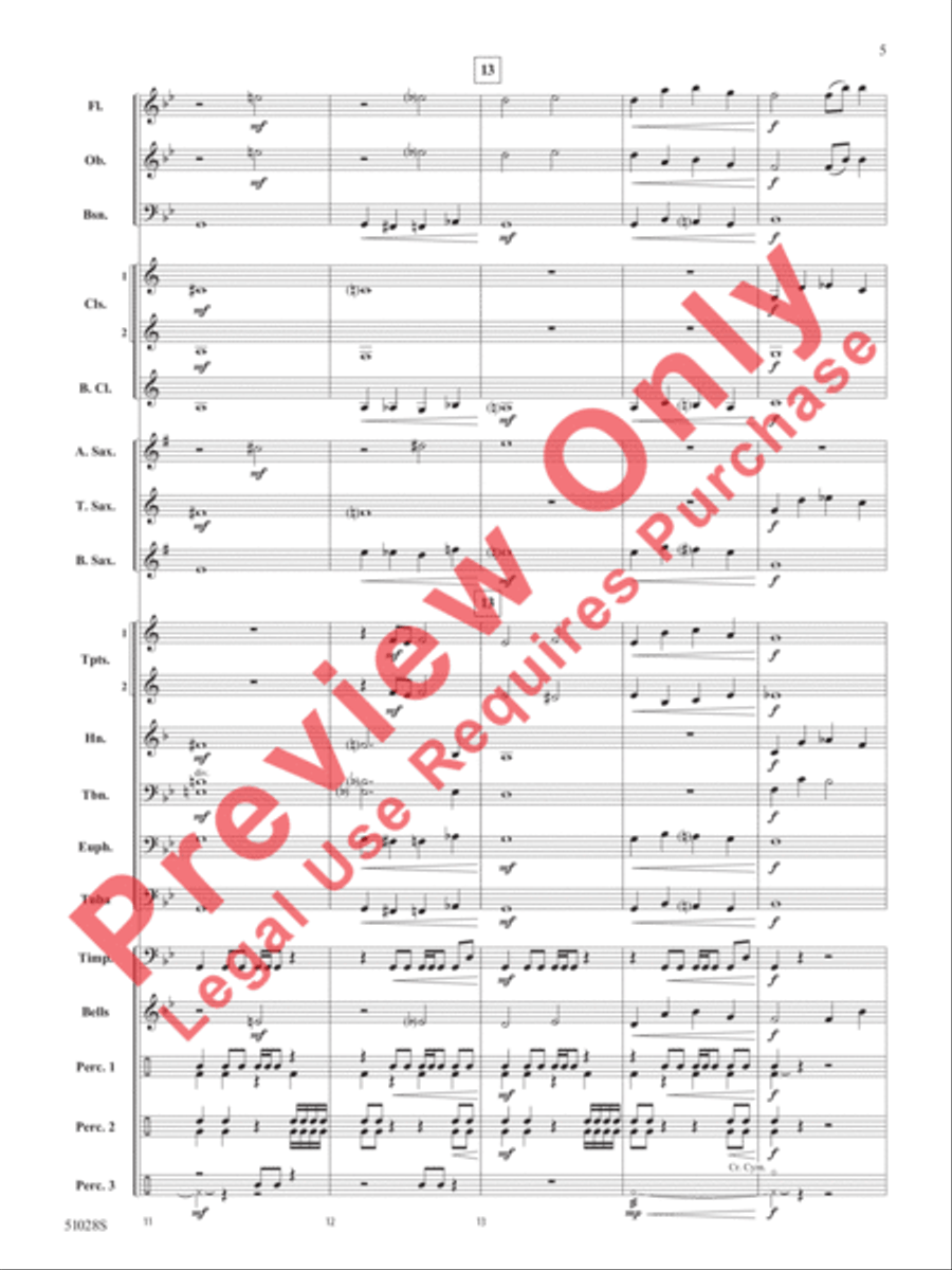 Ultimate Battle Ultimate Battle Concert Band scores gallery preview page 6