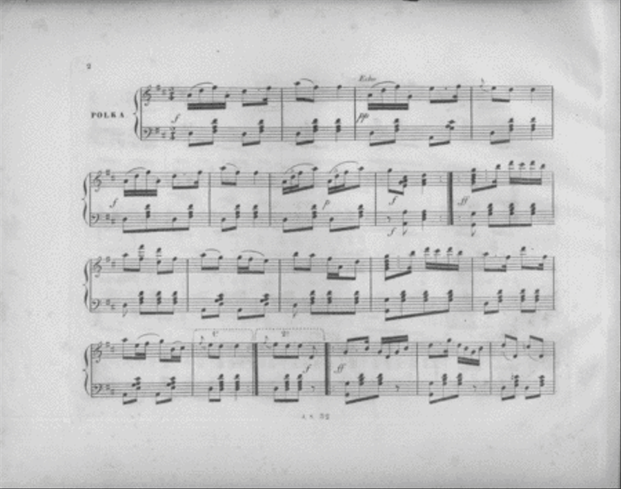La Malle-Poste Polka Pour Piano Trumpet scores gallery preview page 3