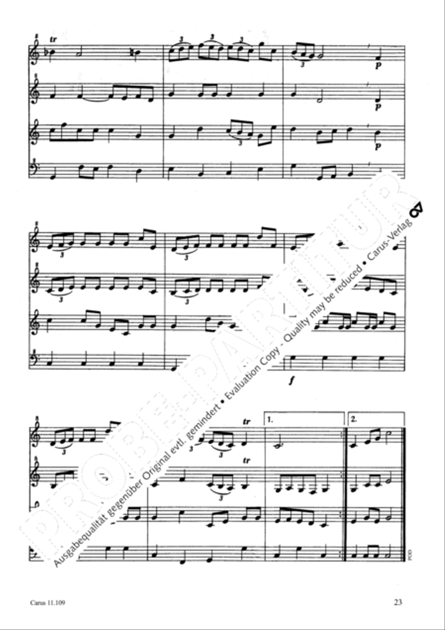 Kleine Suite Recorder scores gallery preview page 26