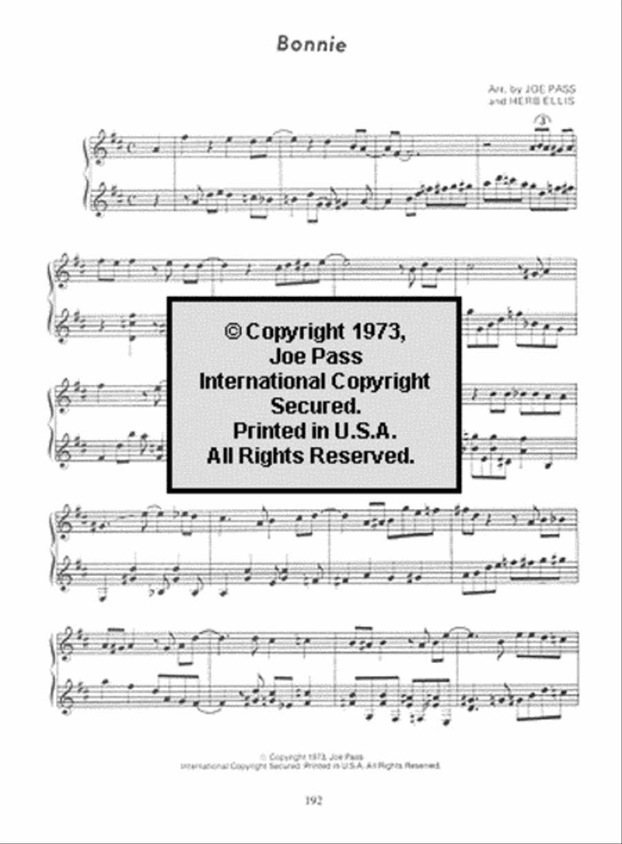 Complete Joe Pass Electric Guitar scores gallery preview page 3