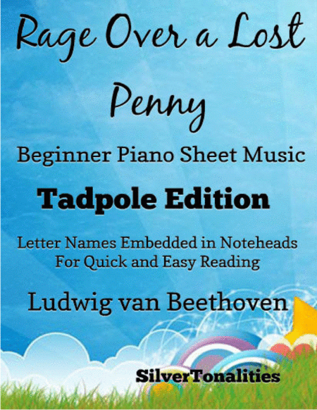 Rage Over a Lost Penny Beginner Piano Sheet Music 2nd Edition
