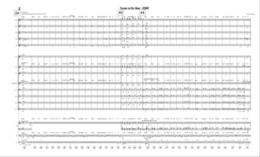 Toyland for Big Band Jazz Ensemble scores gallery preview page 2