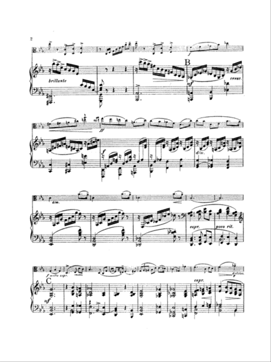 Bowen: Sonata No. 1 in C Minor Piano scores gallery preview page 4