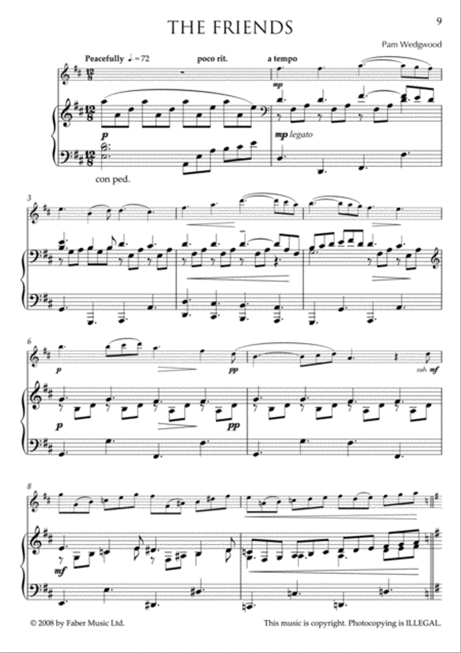 After Hours for Oboe and Piano Piano Accompaniment scores gallery preview page 2