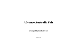 Advance Australia Fair - National Anthem