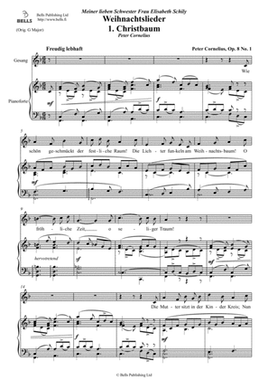 Christbaum, Op. 8 No. 1 (F Major)