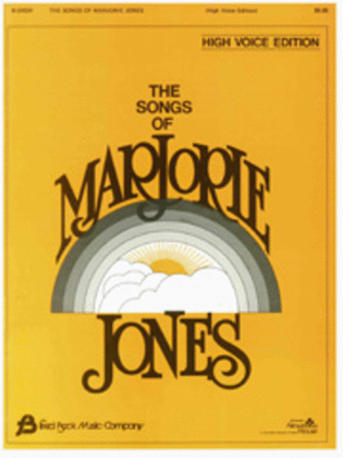 Book cover for The Songs of Marjorie Jones