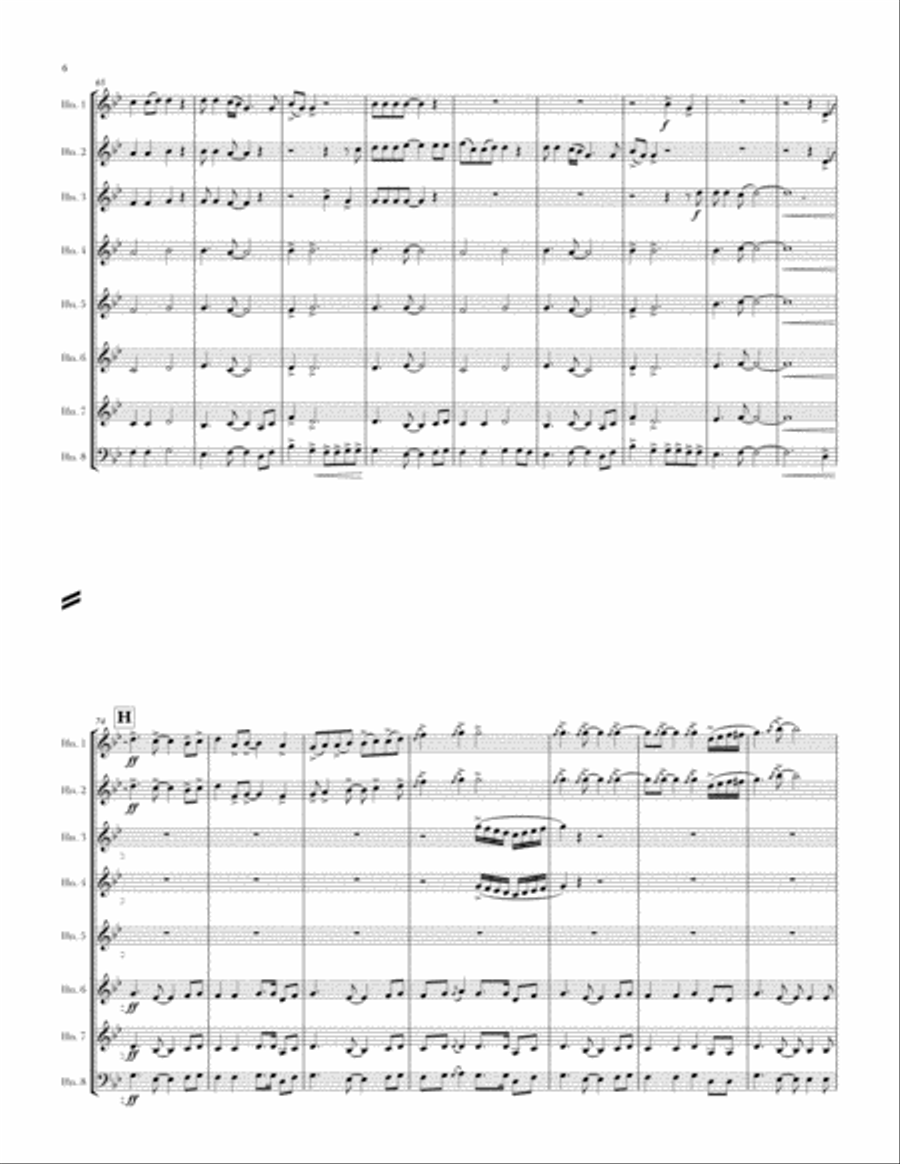 You Give Love A Bad Name Horn scores gallery preview page 6