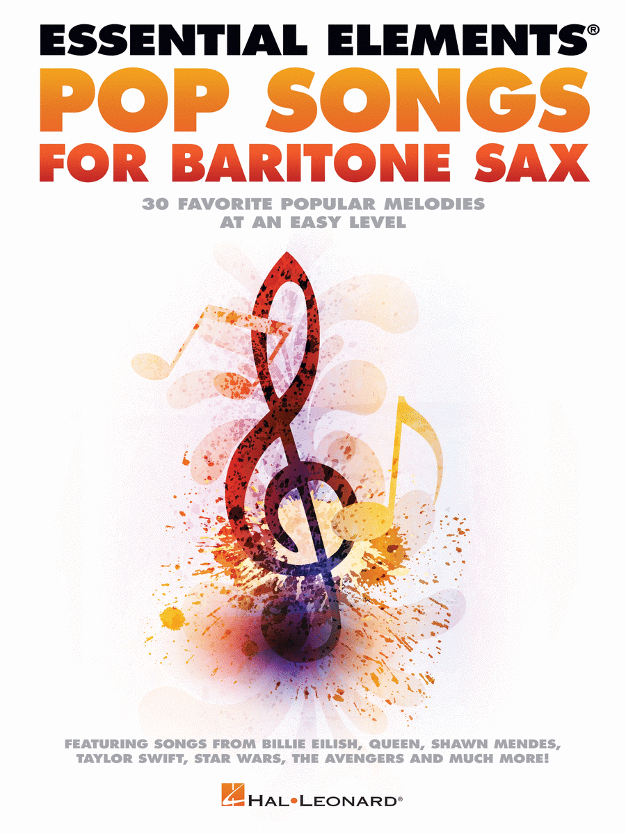 Essential Elements Pop Songs for Baritone Saxophone Concert Band Methods scores gallery preview page 1