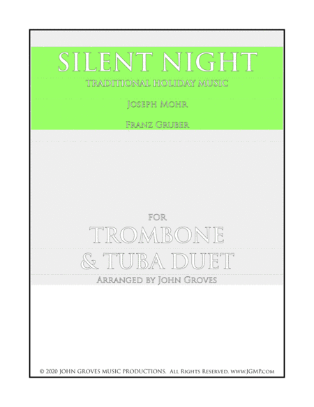 Silent Night - Trombone & Tuba Duet image number null