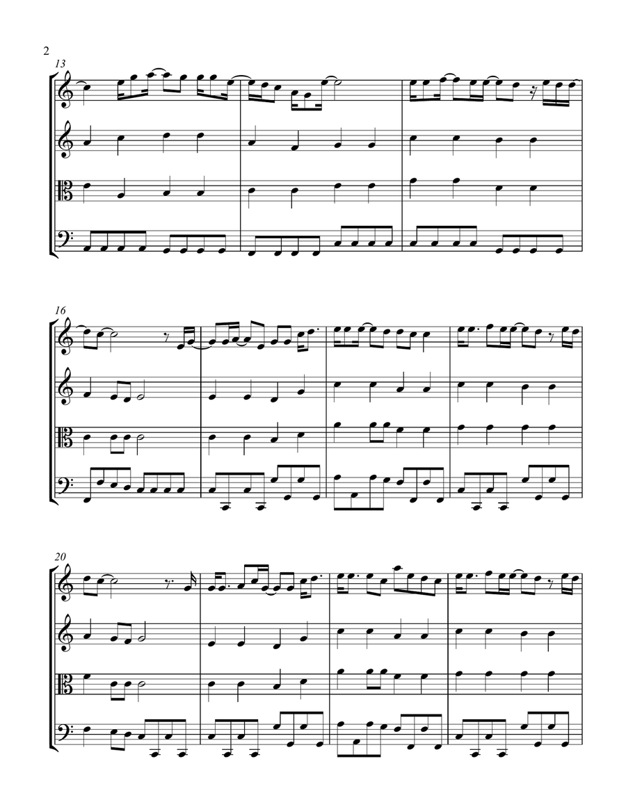 Let It Be Let It Be String Quartet scores gallery preview page 2