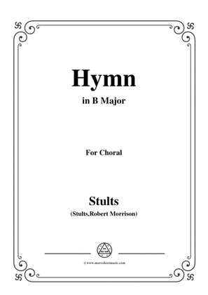 Stults-The Story of Christmas,No.5,Hymn,While Shepherds Watched Their Flocks,in B Major,for Choral