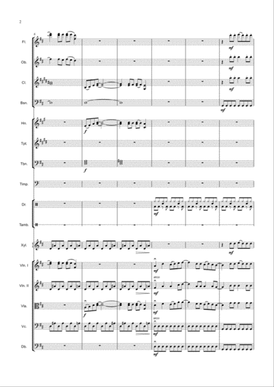 Mamma Mia Full Orchestra scores gallery preview page 4