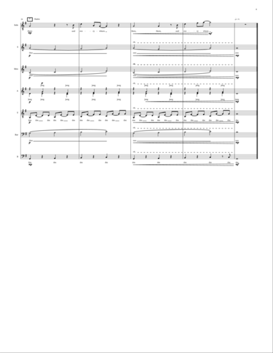 Here, There And Everywhere Choir scores gallery preview page 4