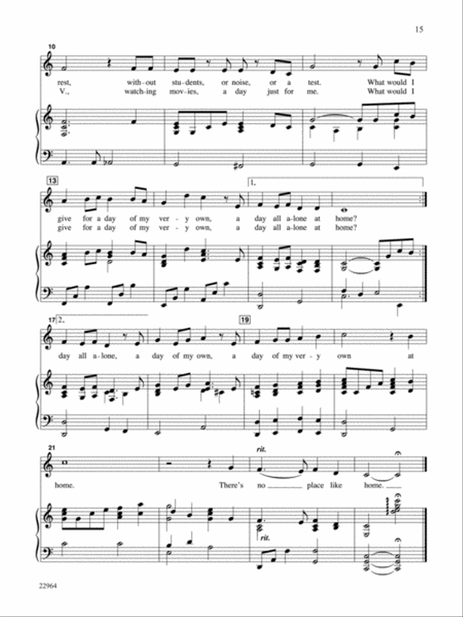 The Big Chill - Teacher's Handbook Unison Choir scores gallery preview page 19