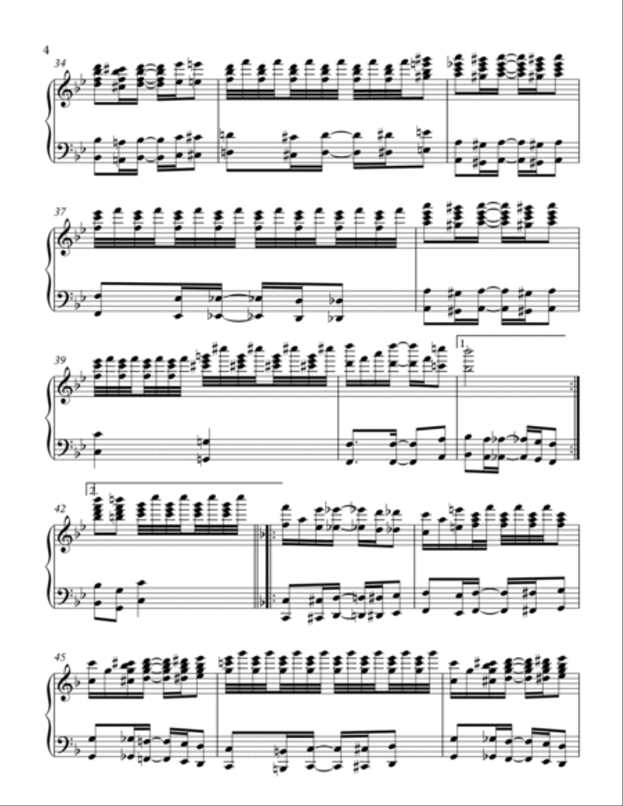 Center Stage At Sutter Creek Piano Solo scores gallery preview page 4