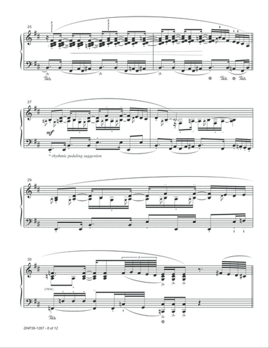Sassy Piano Solo scores gallery preview page 6