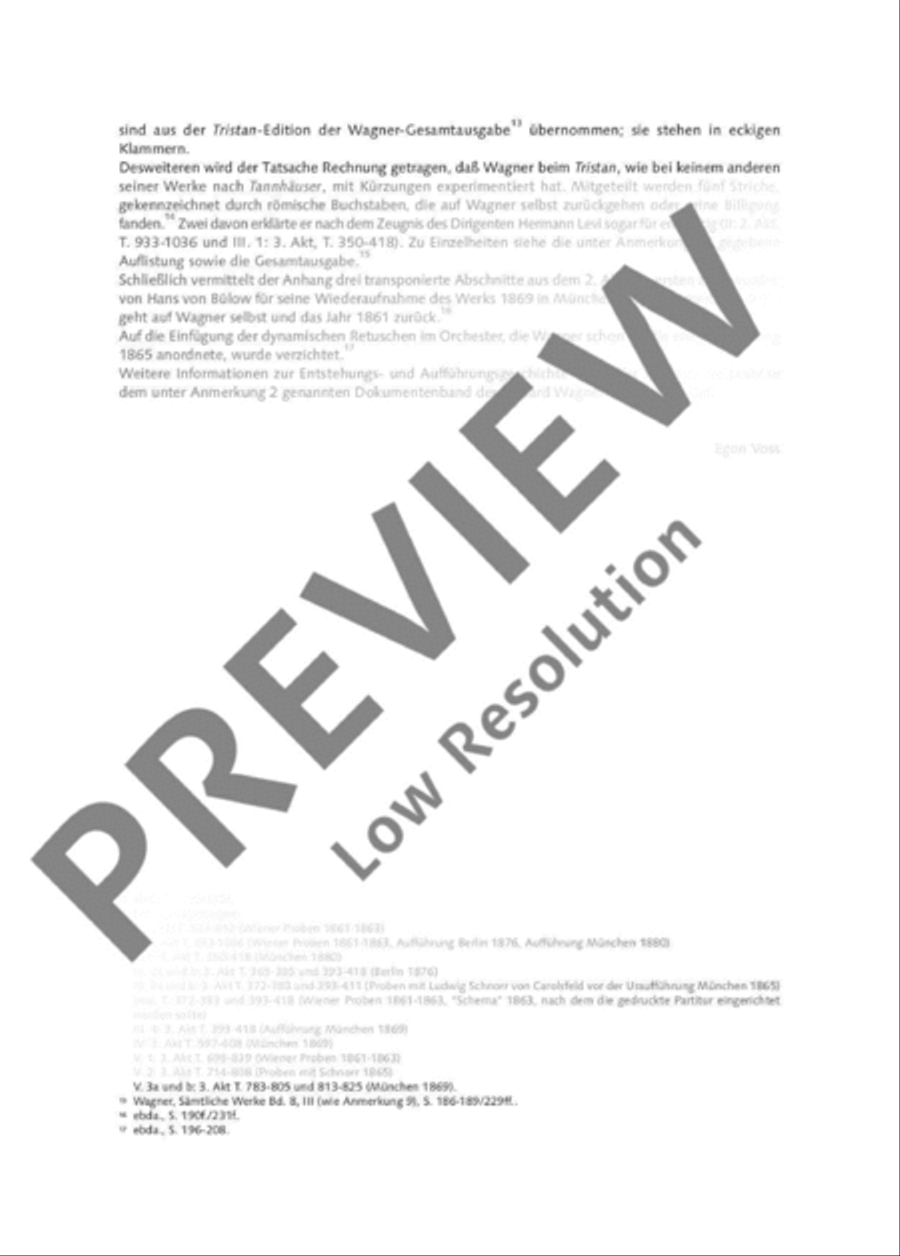 Tristan und Isolde Trumpet scores gallery preview page 6