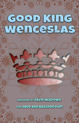 Book cover for Good King Wenceslas, Jazz Style, for Oboe and Bassoon Duet