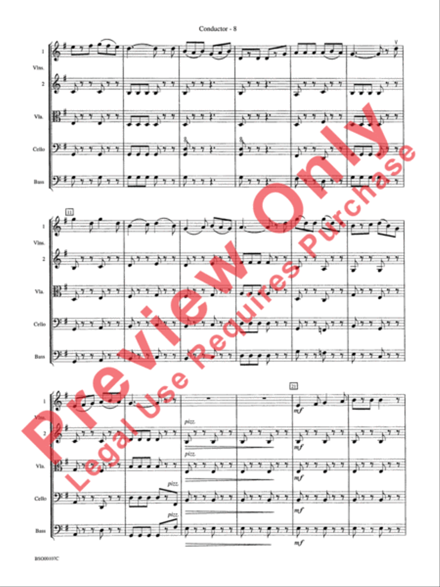 Londonderry Suite String Orchestra scores gallery preview page 10