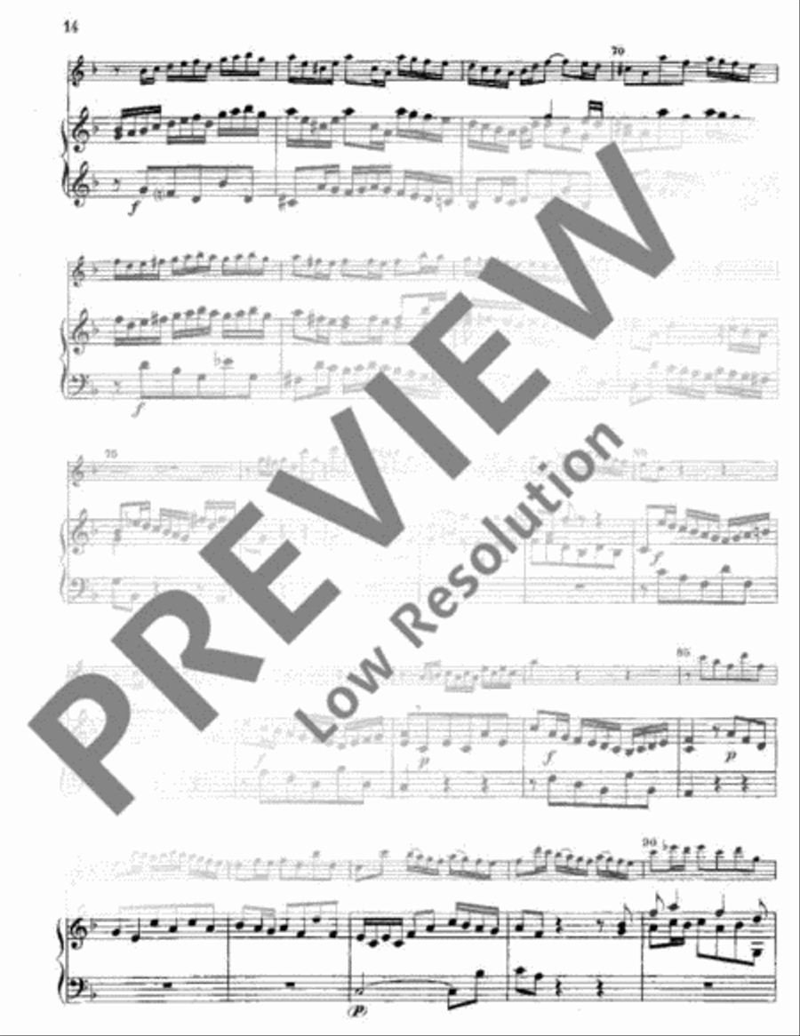 Concerto Alto Recorder scores gallery preview page 15