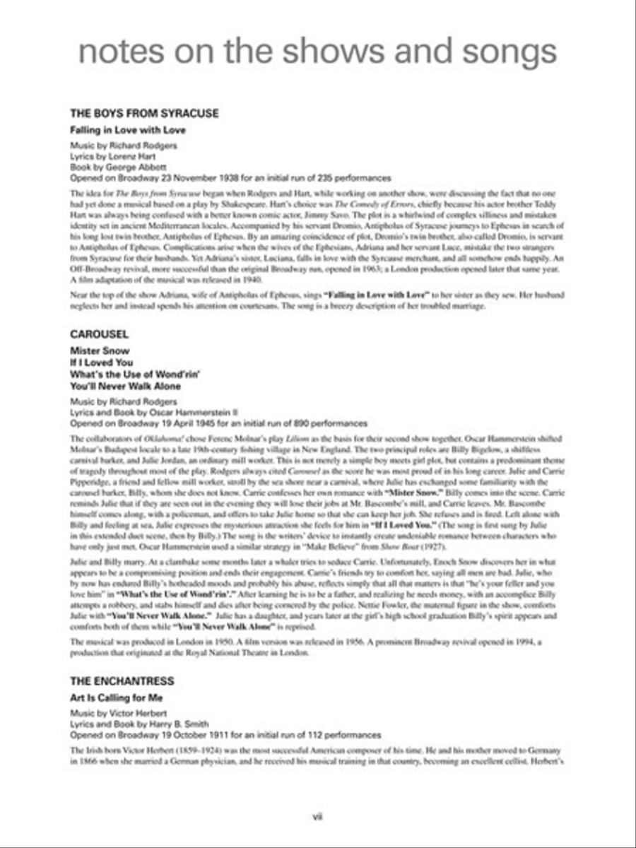 Musical Theatre for Classical Singers Voice scores gallery preview page 6