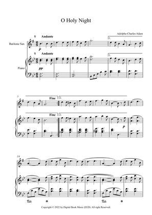 O Holy Night - Adolphe-Charles Adam (Bariton Sax + Piano)