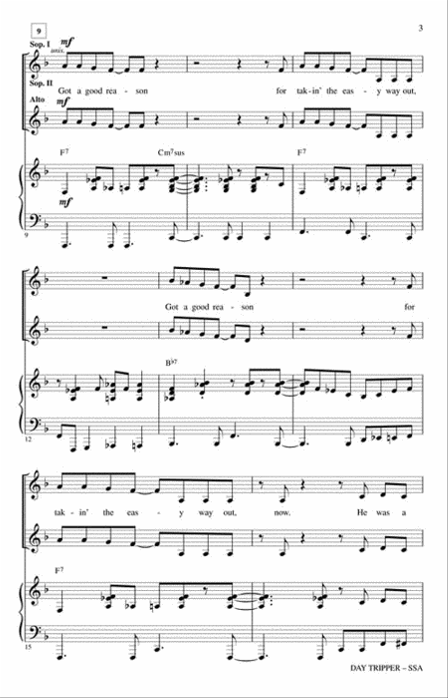 Day Tripper Day Tripper SSA scores gallery preview page 3