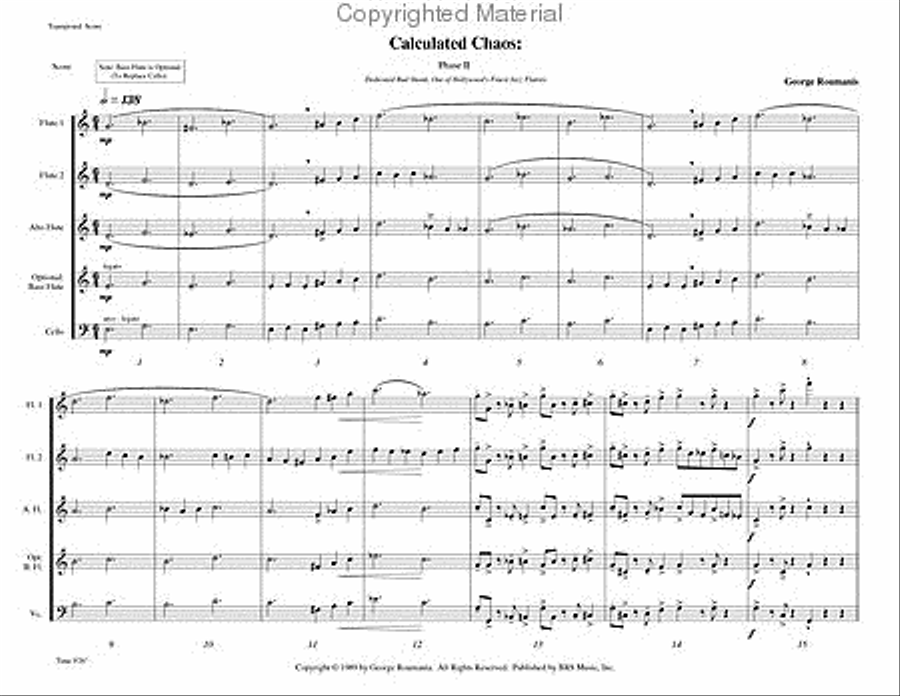 Calculated Chaos: Phase II Cello scores gallery preview page 2