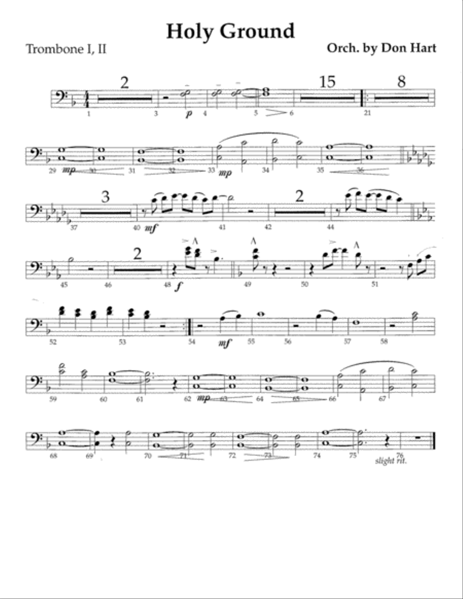 Holy Ground Choir scores gallery preview page 19