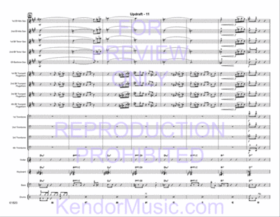 Updraft Updraft Jazz Ensemble scores gallery preview page 12