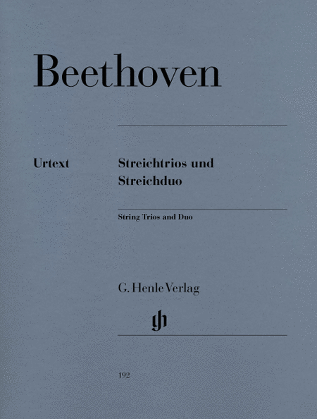 Ludwig van Beethoven: String trios and duo