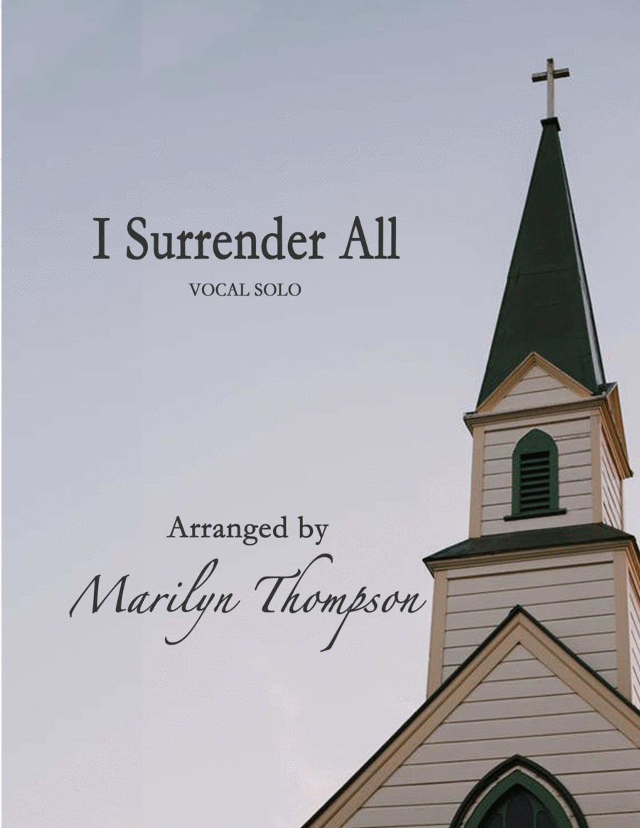 I Surrender All--Solo Vocal.pdf Voice scores gallery preview page 1