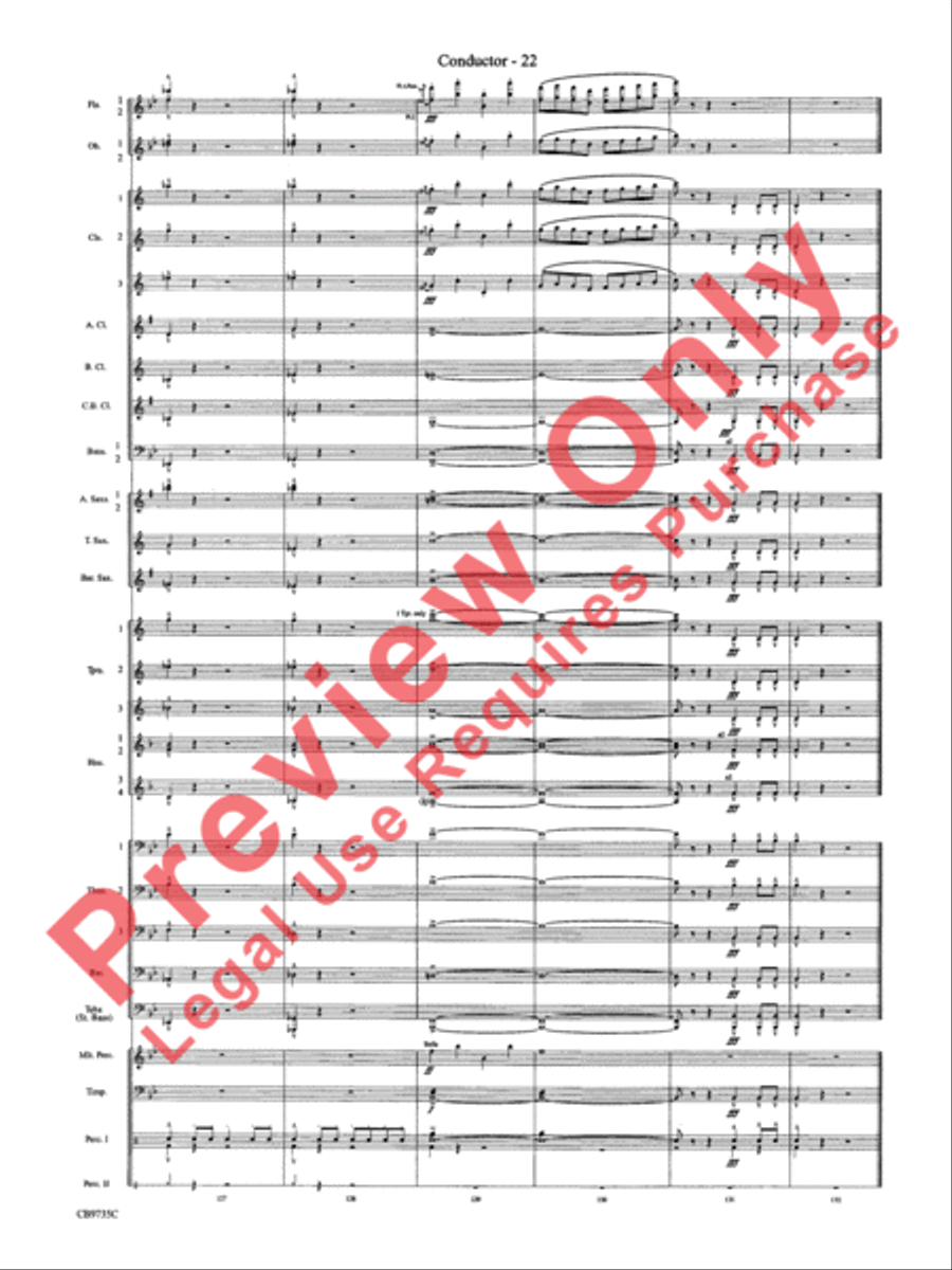Strike Up the Band Concert Band scores gallery preview page 25