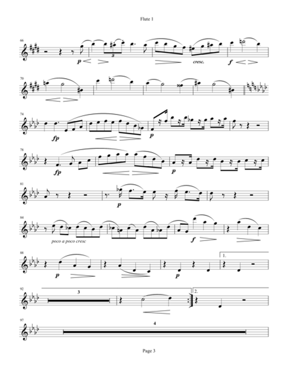Brahms Piano QUintet in f minor, op. 34, FLUTE 1 PART