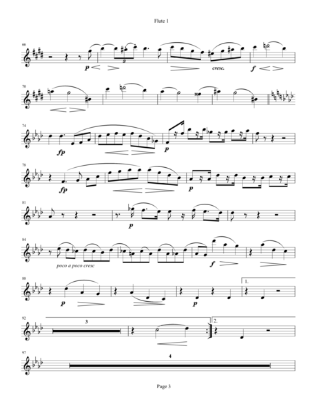 Brahms Piano QUintet in f minor, op. 34, FLUTE 1 PART