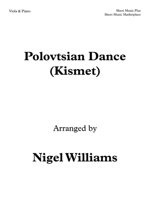Book cover for Polovtsian Dance (Kismet), for Viola and Piano