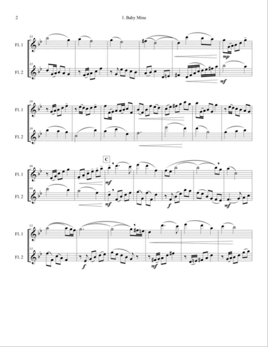 Mothers and Daughters Woodwind Ensemble scores gallery preview page 4