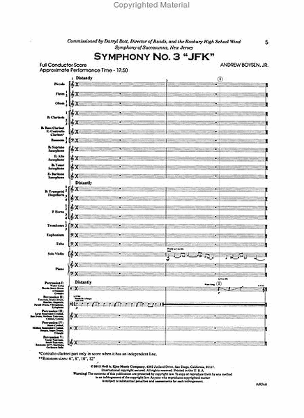 Symphony No. 3 "JFK" image number null