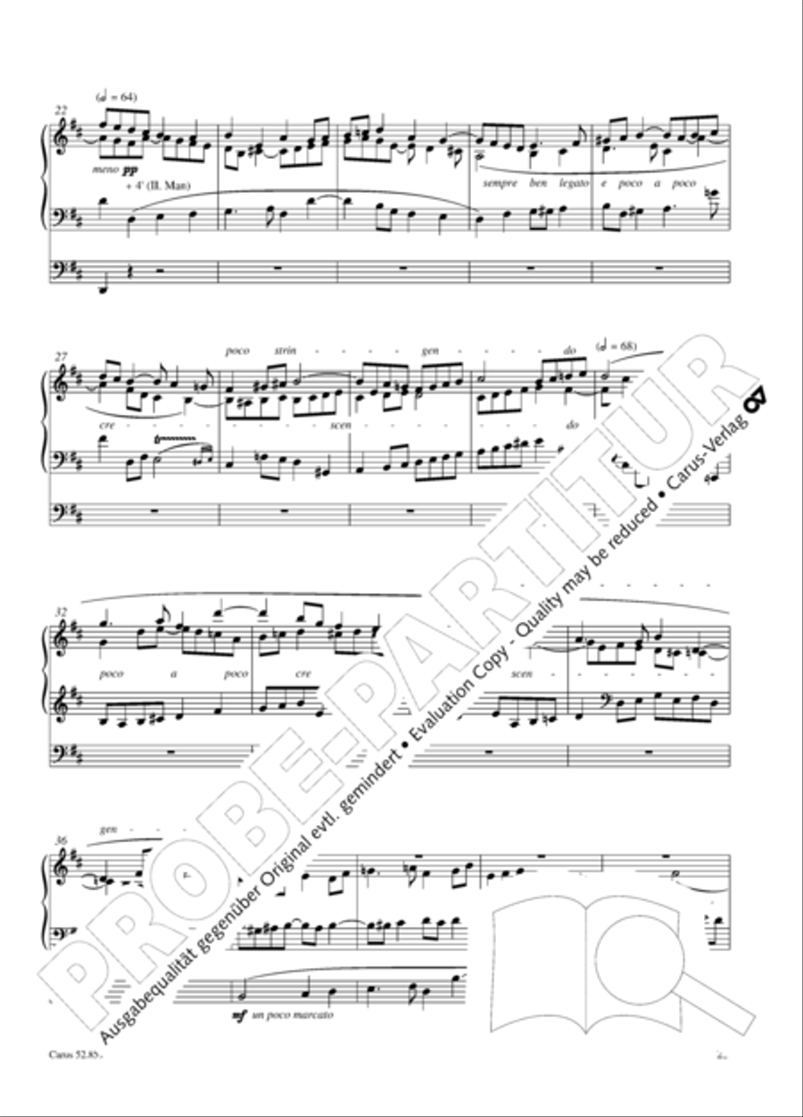 12 Stucke, Op. 59 Heft 1 Organ Solo scores gallery preview page 24
