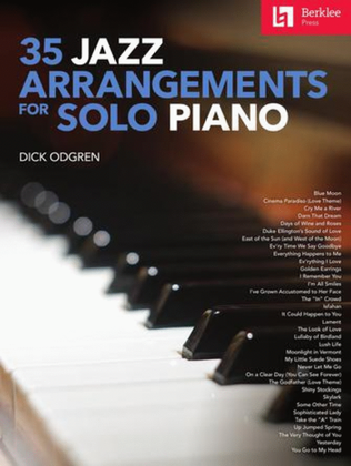 Book cover for 35 Jazz Arrangements for Solo Piano