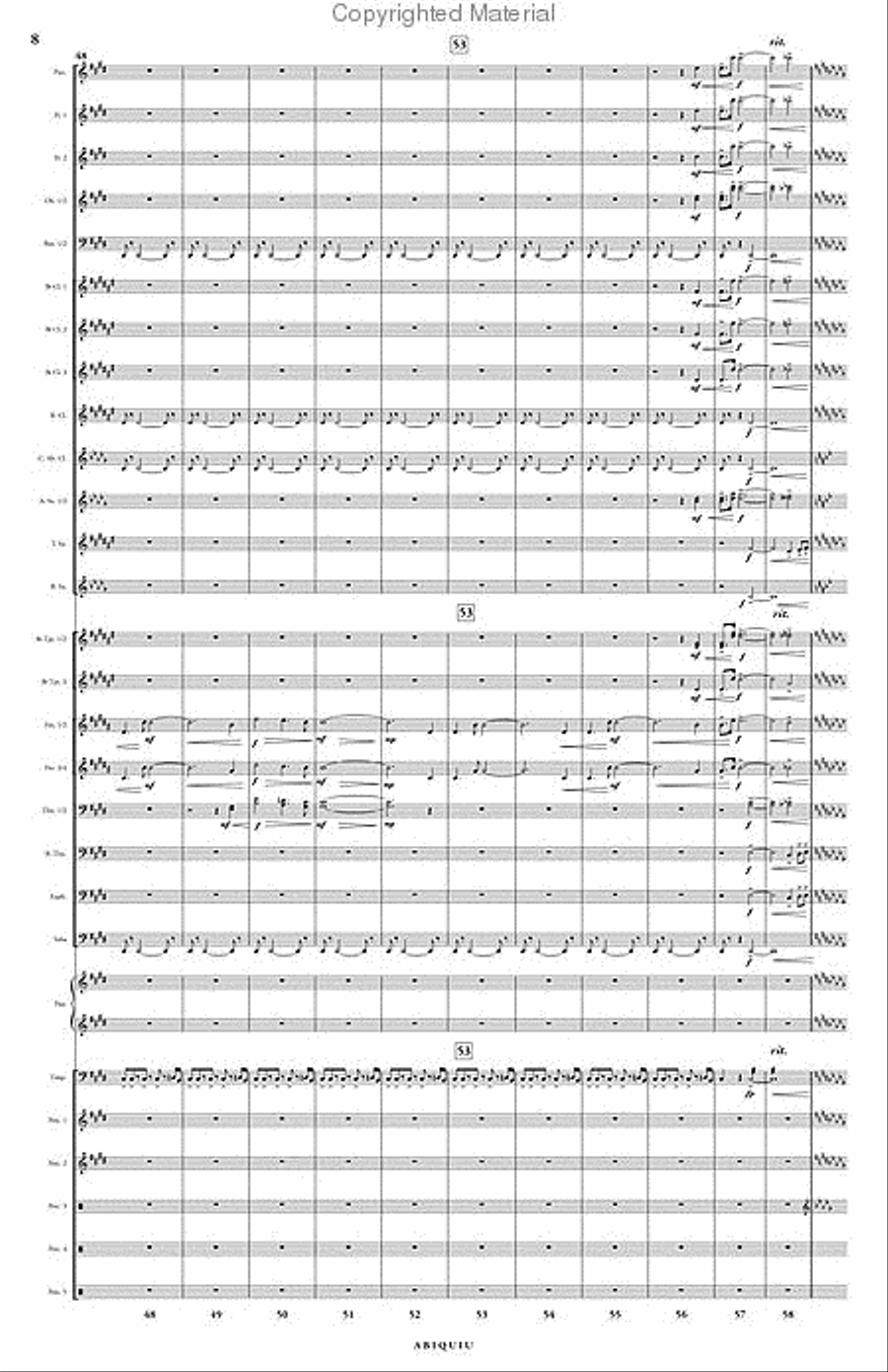 Abiquiu Concert Band scores gallery preview page 9