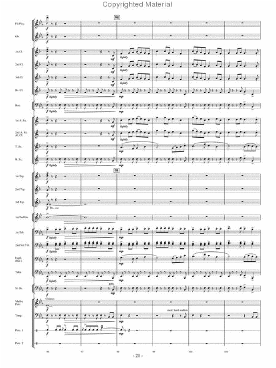 Make A Joyful Noise Concert Band scores gallery preview page 20
