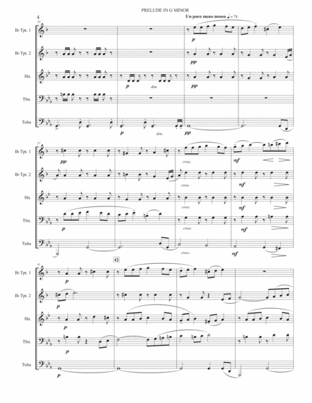 Rachmaninoff: Prelude in G minor (Brass Quintet)